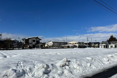米沢の雪景色